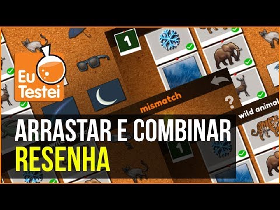 Joguinho da sexta: Arrastar e Combinar - Resenha EuTestei