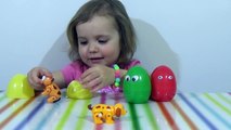 Animaux Plastique jouets jouets Mlle animaux de ferme Katie oeuf surprise rouage dhorloge plastique su