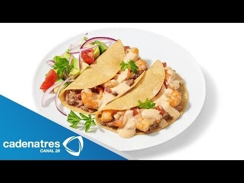 Receta para preparar tacos de camarón. Receta de tacos / Cocinando con el chef Héctor