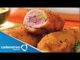 Receta de Rollitos de Huevo y Tocino / Receta de cómo preparar rollitos de Huevo y Tocino