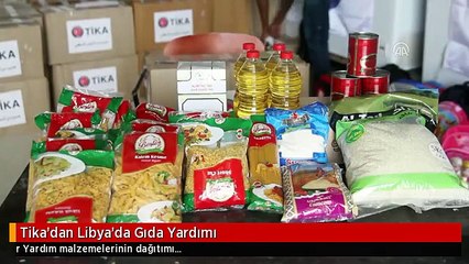 Tika'dan Libya'da Gıda Yardımı