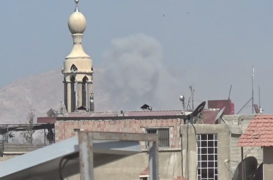 Regime Air Raids Target Opposition-Held Eastern Damascus Suburb