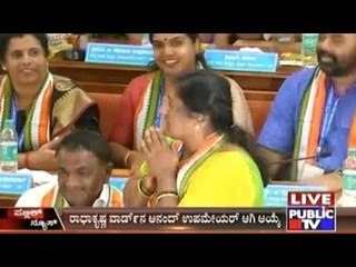 Padmavathi Of Congress Is New Mayor, Anand Of JDS Is Deputy Mayor