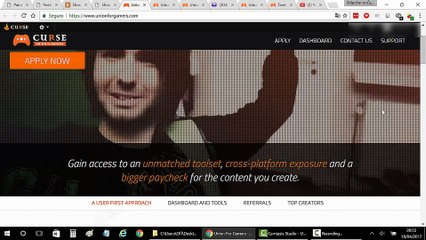 Como Entrar na Curse Network (Union for Gamers) - Ganhe 90 / 10 = A Curse Paga 90% do que Você Ganhar!