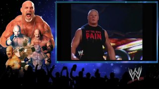 Bill Goldberg Attacks Brock Lesnar  -