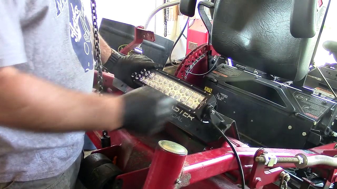 Zero Turn Tractor Lights Install