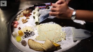Ice Cream Rolls In Thailand   Street Food Around The World