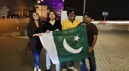 Team Teefa in Trouble on location filming in Europe, wishes Team Pakistan