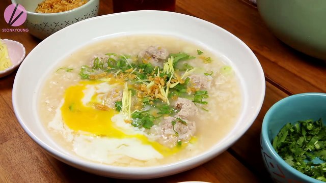 Thai Chicken & Rice Soup, Khao Tom Gai Asian at Home