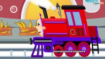 Aprender los colores con el Tren | Dibujos educativos para niños - Canciones infantiles