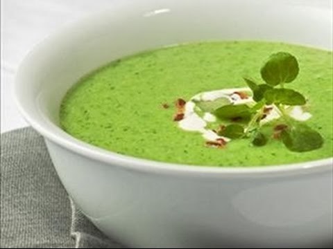 Sopa de berros / Cómo hacer sopa de berros / Receta de sopa de berros