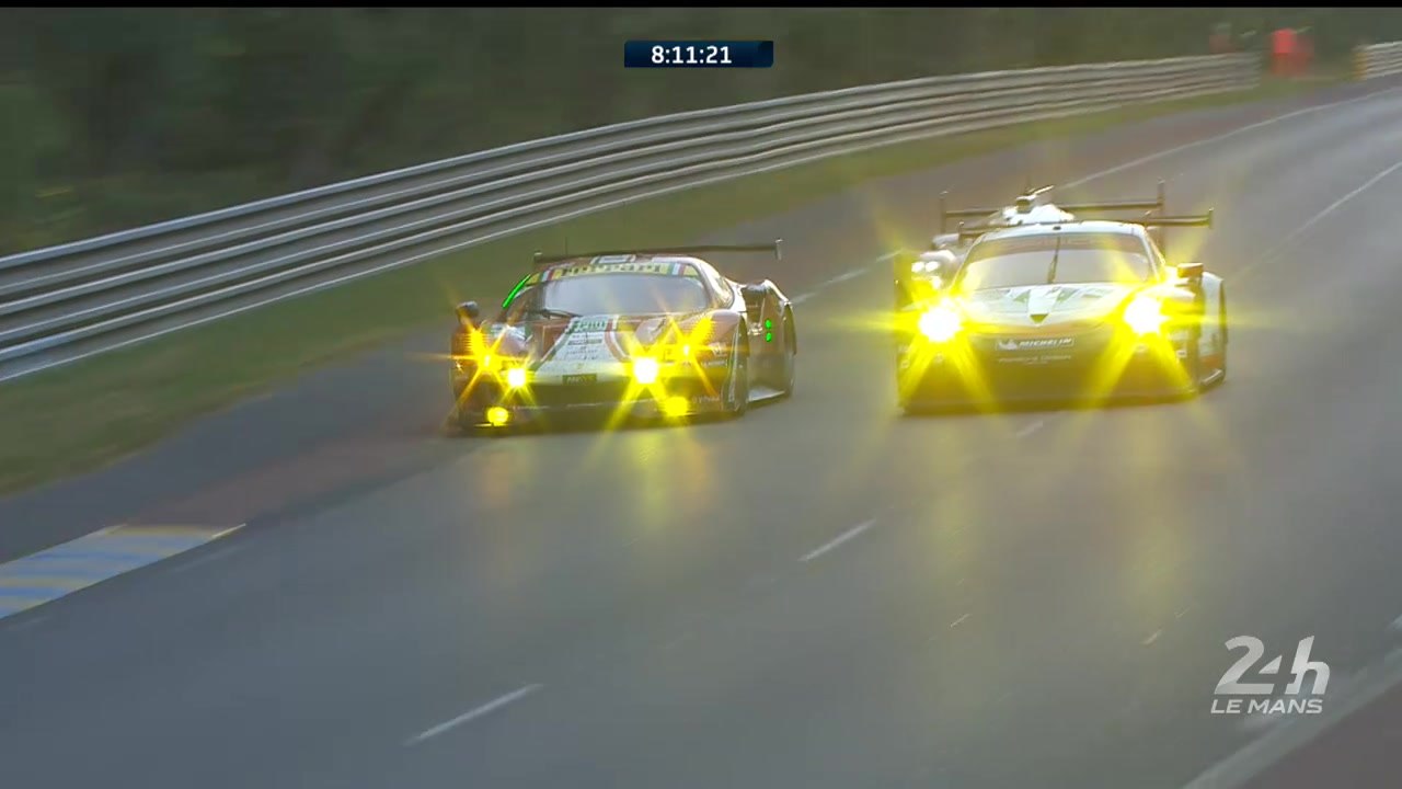 24 Heures du Mans: 06H45 grosse bagarre entre la #91 et la #71 en LMGTE Pro