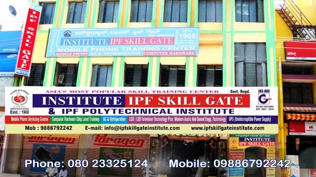 IPF SKILL GATE Institute - 09886792242 - Job & Career Oriented Technical Courses Training in Rajajinagar Bangalore