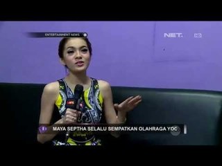 Download Video: Untuk Menjaga Kebugaran, Maya Septha Lakukan Yoga Saat Menunggu Syuting