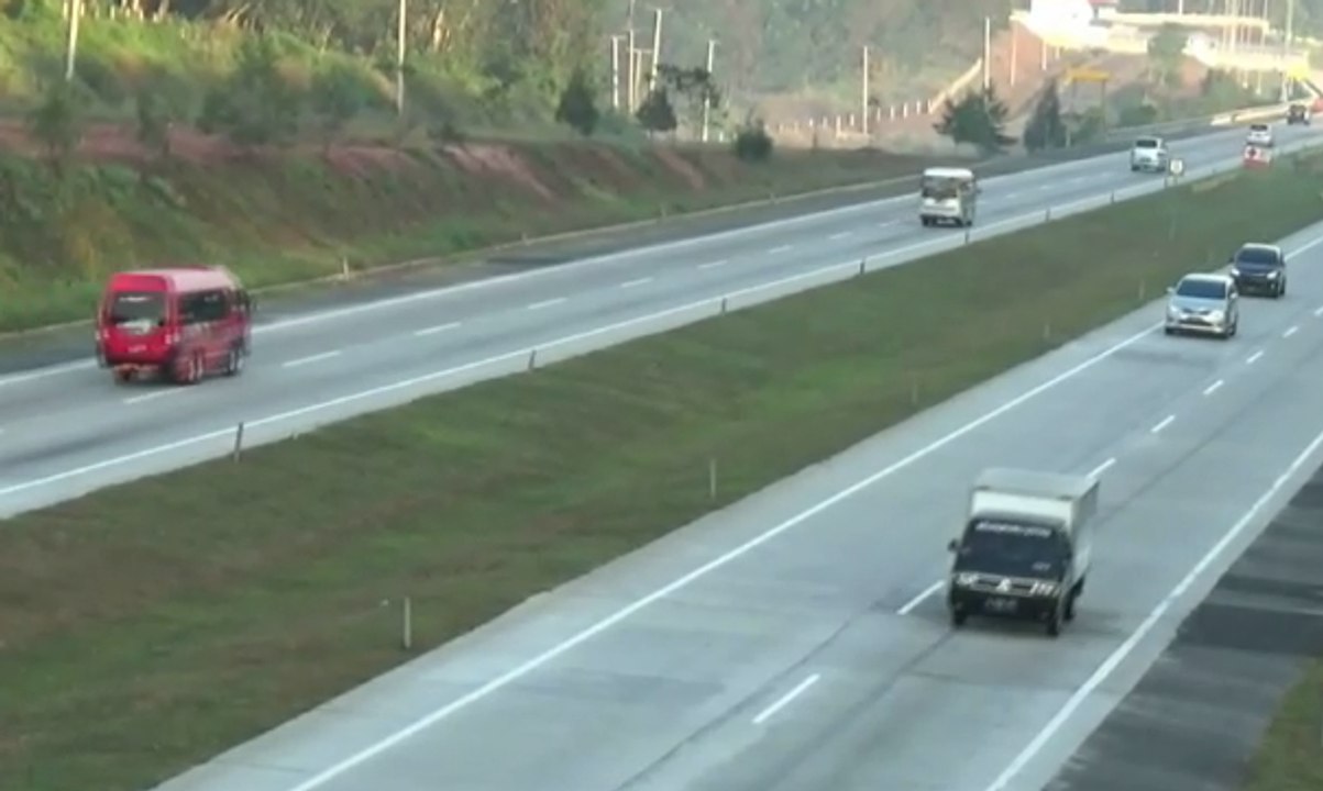 Ruas Tol Cipali Menuju Palimanan Ramai Pemudik