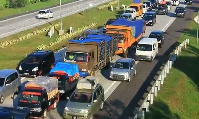 Tol Cipali Padati Antrean Pemudik Lebaran