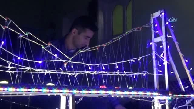 İstanbul'u Görmek İsteyen Kızına Boğaz Köprüsünün Maketini Yaptı