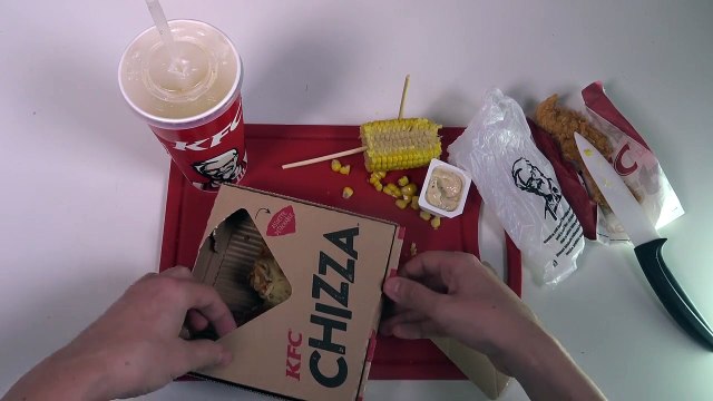 [KFC] Menu CHIZZA !! C'est nouveau alors verdict - Studio Bubble Tea Food unboxing food