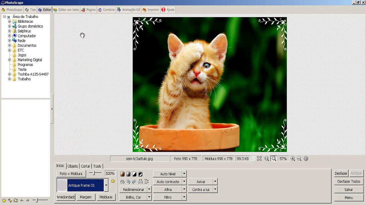 Tutorial Photoscape Parte 01 - Editor