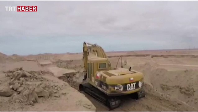 Şili'de mayın böyle patladı...