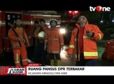 Ruangan Pansus DPR di Senayan Terbakar