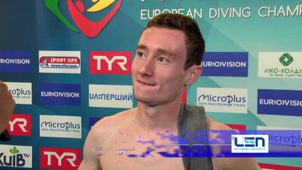 European Diving Championships - Kyiv 2017 - Benjamin AUFFRET (FRA) - After Platform Men Preliminary