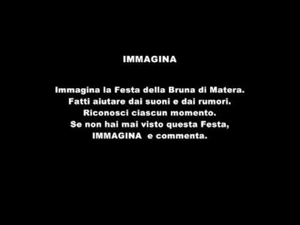 festa della bruna solo audio
