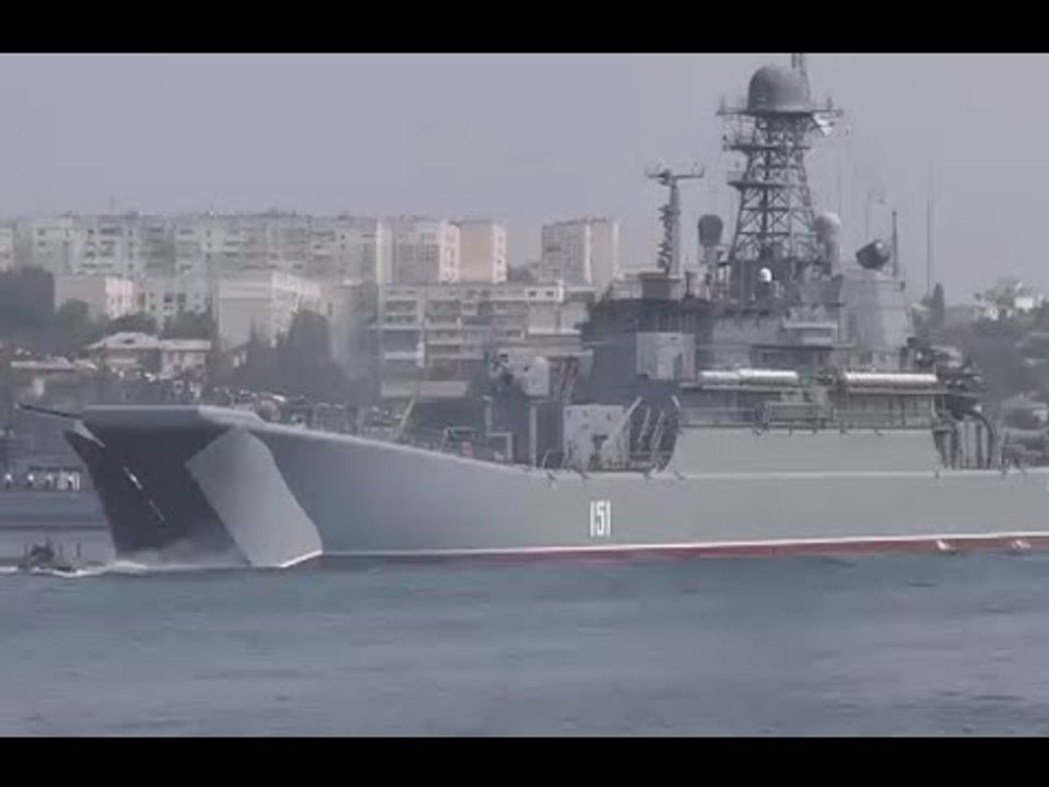 Warships, submarines & vessels: Navy Day Parade in Sevastopol, Russia