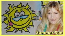Coloring Summer Sun Coloring Pages