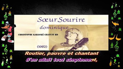 Sœur Sourire - Dominique KARAOKE / INSTRUMENTAL