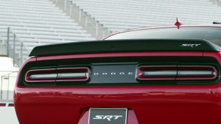 The 2015 Dodge Challenger S Hellcat engine