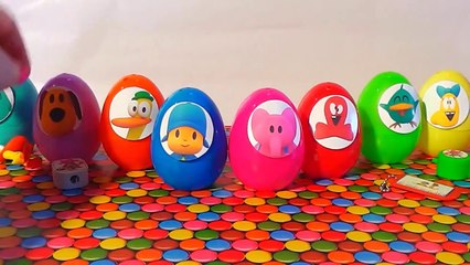 Surprise eggs unboxing toys Pocoyo and friends eggs surprise toys huevos sorpresa con juguete