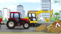 Tractores infantiles - Tractors for children - Carritos para niños - Dibujo animado de coches