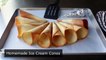 Make Your Own Ice Cream Cones! How to Make Crispy Sugar Cones - Ice Cream Cone Recipe
