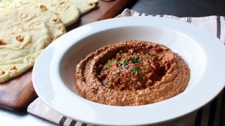Muhammara (Roasted Pepper & Walnut Spread) - How to Make Muhammara Dip & Spread