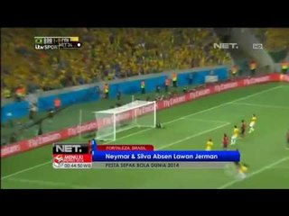 Neymar cedera punggung saat lawan Kolombia - NET24