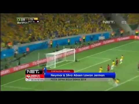 Neymar cedera punggung saat lawan Kolombia - NET24