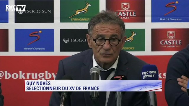 Réaction de Guy Novès après la défaite contre les Springboks