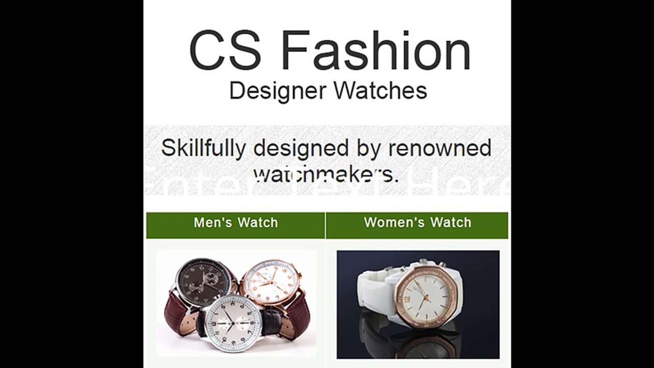 CS-Fashion ! CS-Fashion.net ! CS Fashion Luxury Watches
