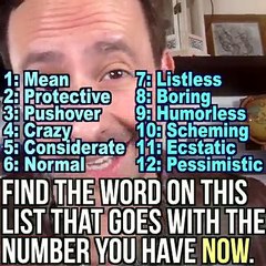 I Know What Kind of person you are.