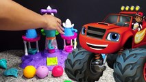 Monster Trucks & Blaze Learn Colors Play Doh Ice Cream Fun & Educational for