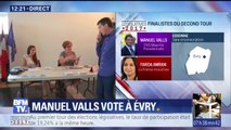 VIDÉO - Manuel Valls a voté à Evry