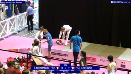 FDJ - N1 - Epée dames Lyonnais vs Basse-Normandie