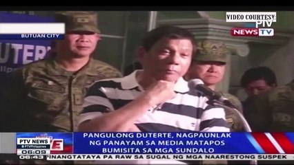 Pang. Duterte sa kaniyang kalusugan: "What you see is what you get"