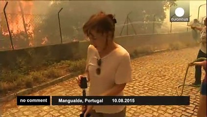 L'onde de chaleur alimente les incendies de forêt au Portugal