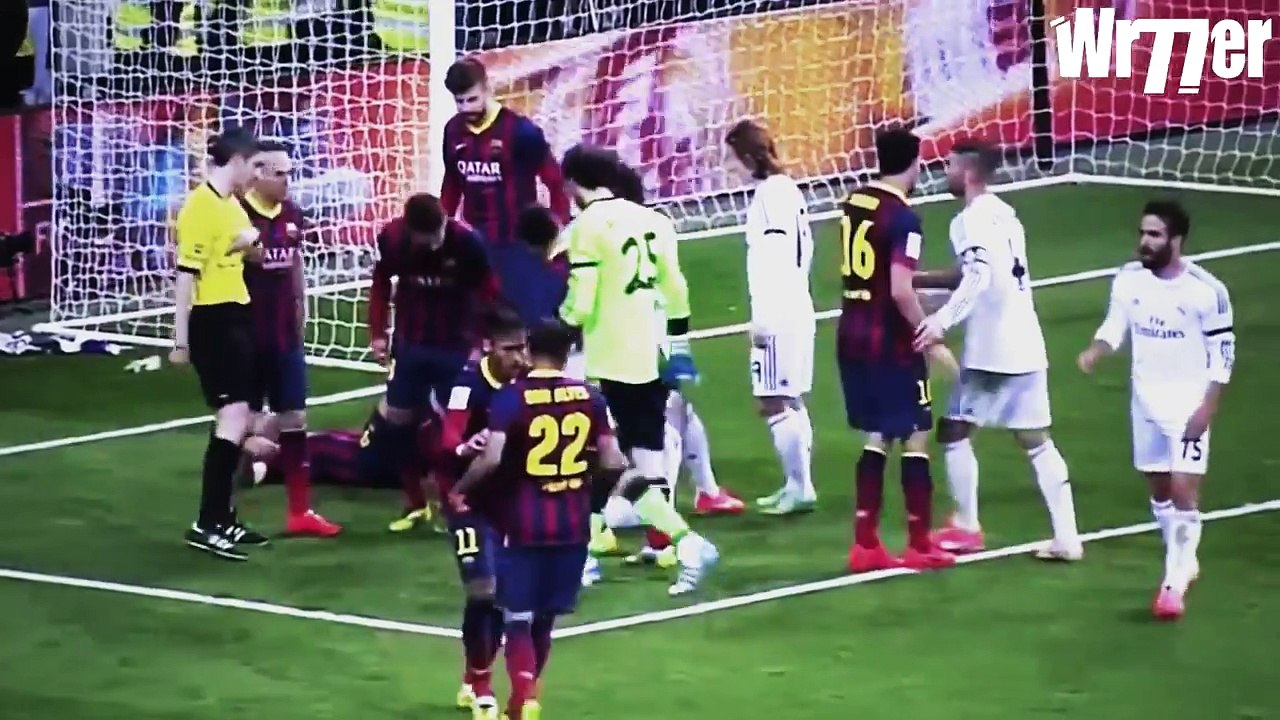 El Clasico  Real Madrid Vs Barcelona • Fights, Fouls, Dives & Red Cards   HD