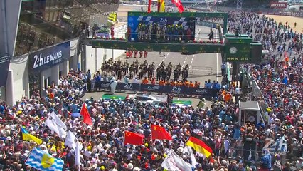 Le podium des 24 Heures du Mans 2017 à revivre