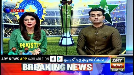 Kashmiris protest outside The Oval stadium in London