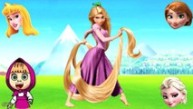 Wrong Heads D2ozen Finger Family Nursery Rhymes Elsa Princess Aurora Rapun