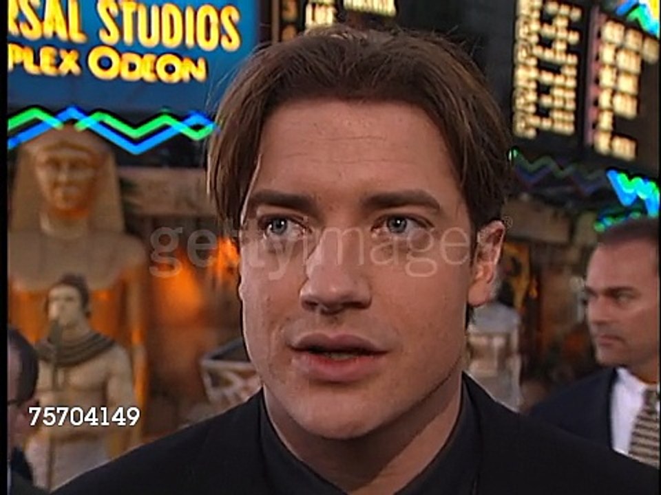 Brendan Fraser having fun The Mummy